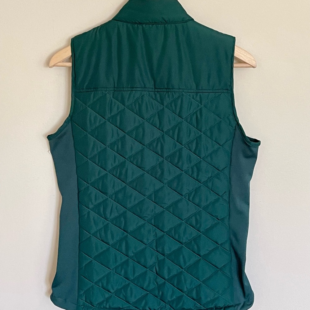 NEW Maurices Gilet Quilted Pine Green Zip Up Puffer Vest Women’s size Small - Picture 7 of 8